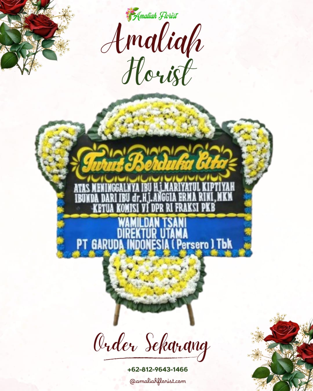 Papan Bunga Duka Pagar Alam Selatan